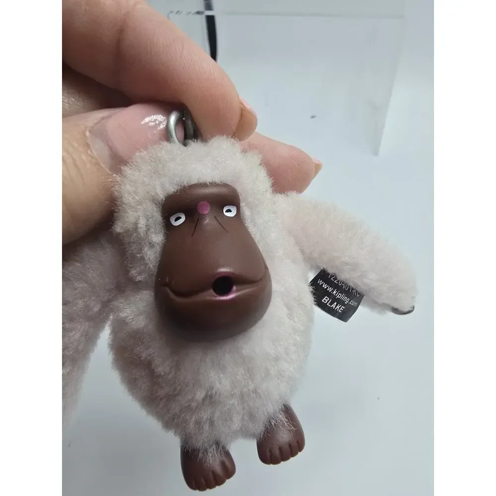 Kipling Keychain Pink Monkey Tag Fob Charm Blake